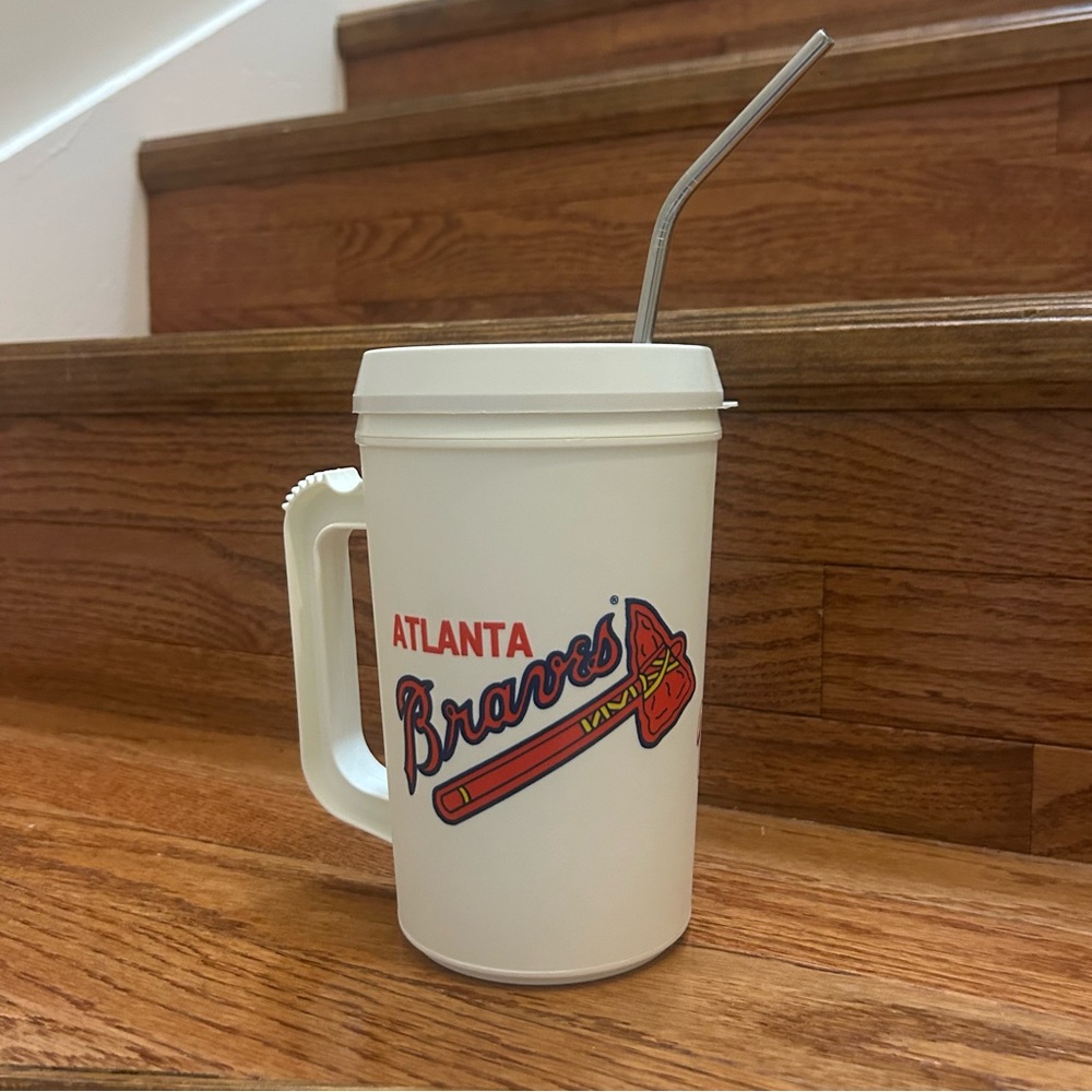 ATLANTA BRAVES 1991 WORLD SERIES CUP LIKE NEW!! Vintage MLB SOUVENIR